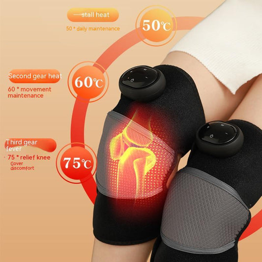 Electric Heated Knee Massager – Pain Relief & Joint Therapy for Home Use