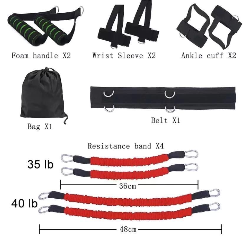Arm-Leg Bounce Resistance Trainer – Boxing Strength & Agility Device