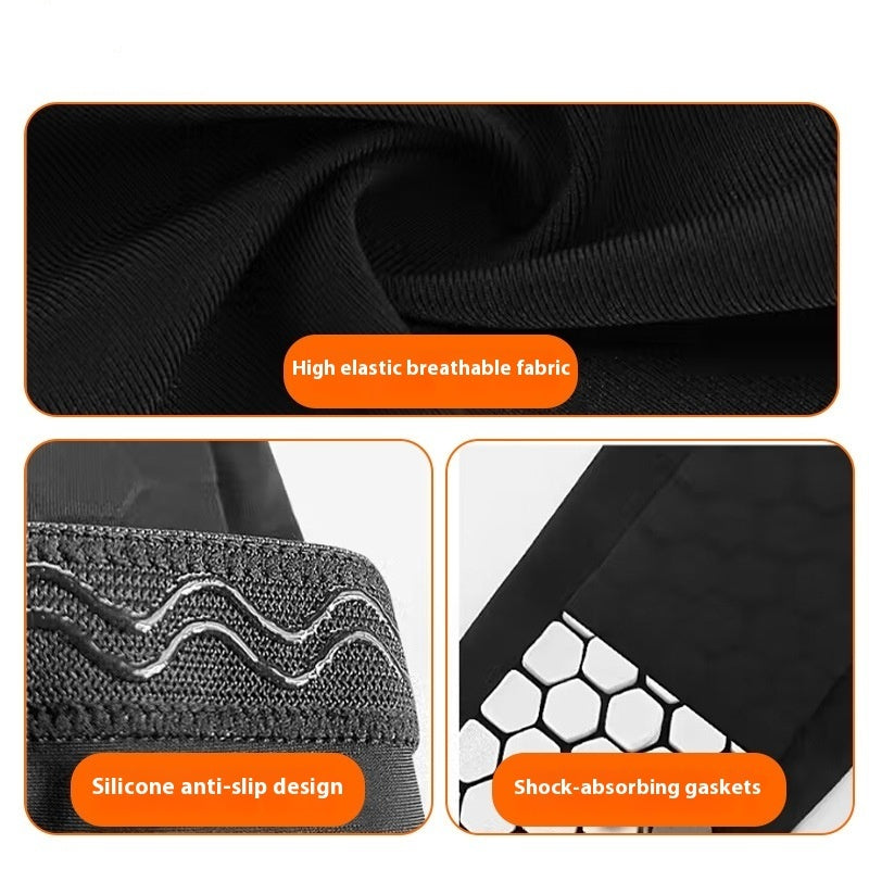 Honeycomb Shin Protection Sports Socks – Anti-Collision & Non-Slip Grip
