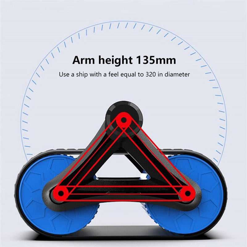 Ab Roller with Rebound – Dual Wheel Home Gym Tool