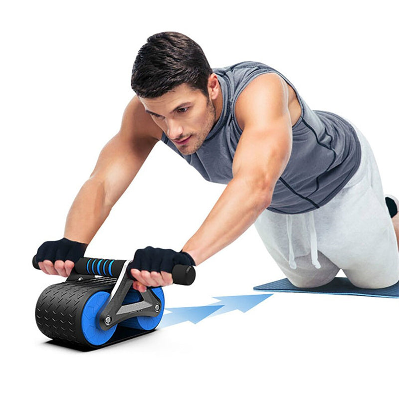 Ab Roller with Rebound – Dual Wheel Home Gym Tool