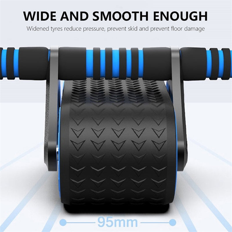 Ab Roller with Rebound – Dual Wheel Home Gym Tool