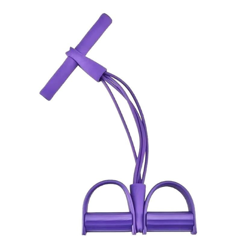 6-Tube Pedal Chest Expander – Full-Body Resistance Trainer for Home Workouts