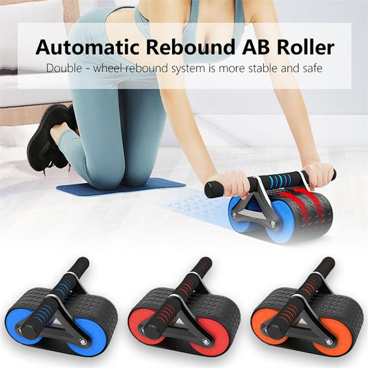 Ab Roller with Rebound – Dual Wheel Home Gym Tool