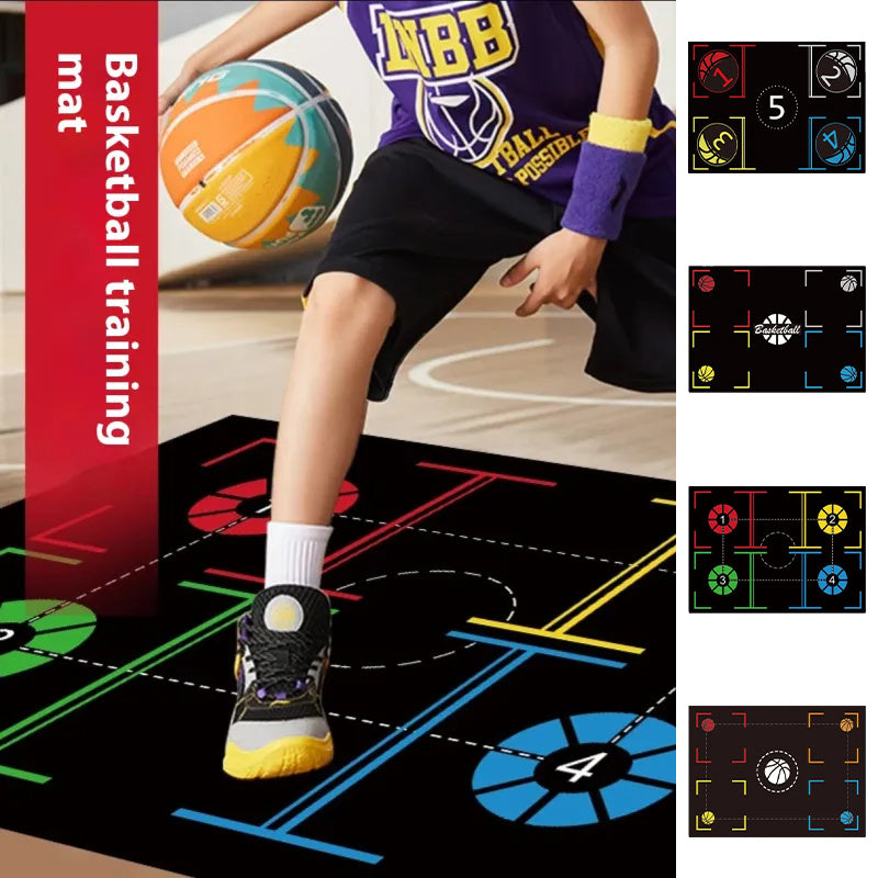 Basketball Dribbling Training Mat – Footwork & Ball Control Drill Pad