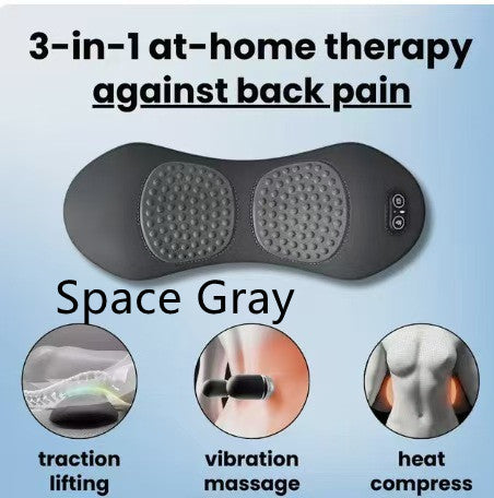 Heated Lumbar Support Pillow for Sleeping – Relieves Back Pain