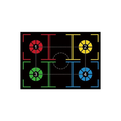 Basketball Dribbling Training Mat – Footwork & Ball Control Drill Pad