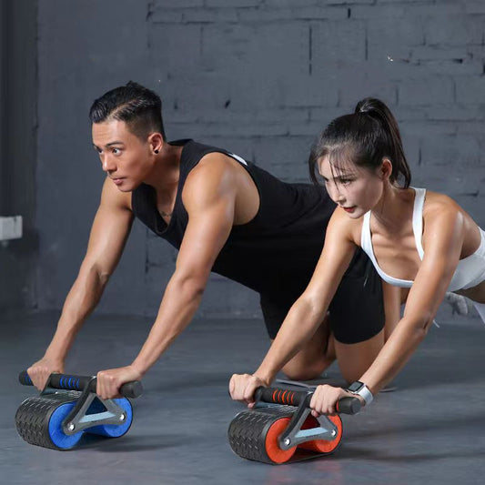 Ab Roller with Rebound – Dual Wheel Home Gym Tool