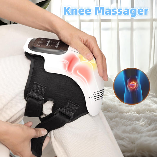 Intelligent Electric Knee Massager – Smart Heat & Vibration Therapy for Pain Relief