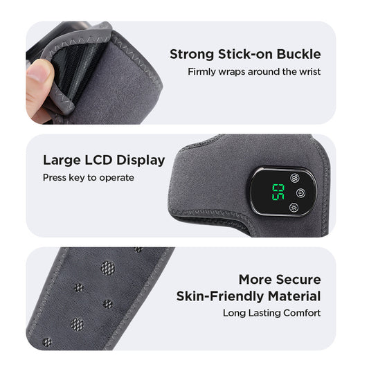 Heated Ankle Brace with Vibration – Pain Relief & Injury Recovery Support