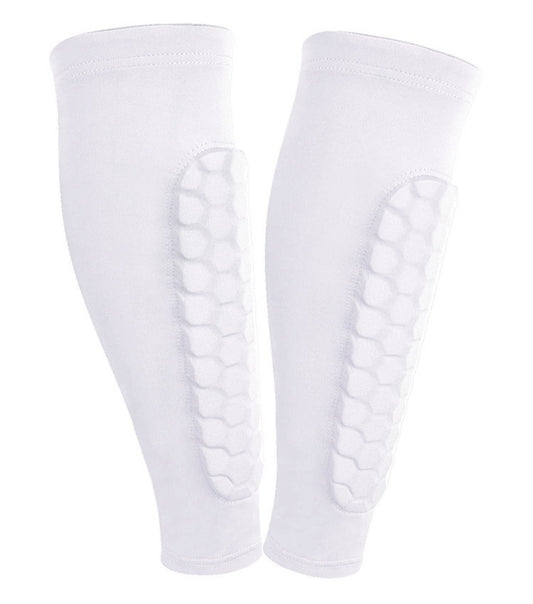 Honeycomb Shin Protection Sports Socks – Anti-Collision & Non-Slip Grip