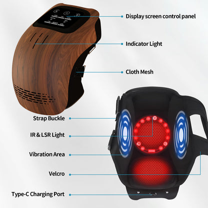 Intelligent Electric Knee Massager – Smart Heat & Vibration Therapy for Pain Relief