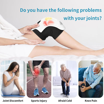 Intelligent Electric Knee Massager – Smart Heat & Vibration Therapy for Pain Relief
